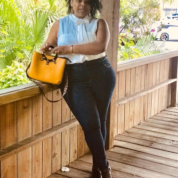 Mustard Vegan Leather Leopard Print Handbag - Picture 2 of 4